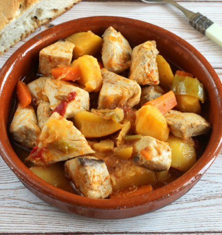 Fritada con bonito